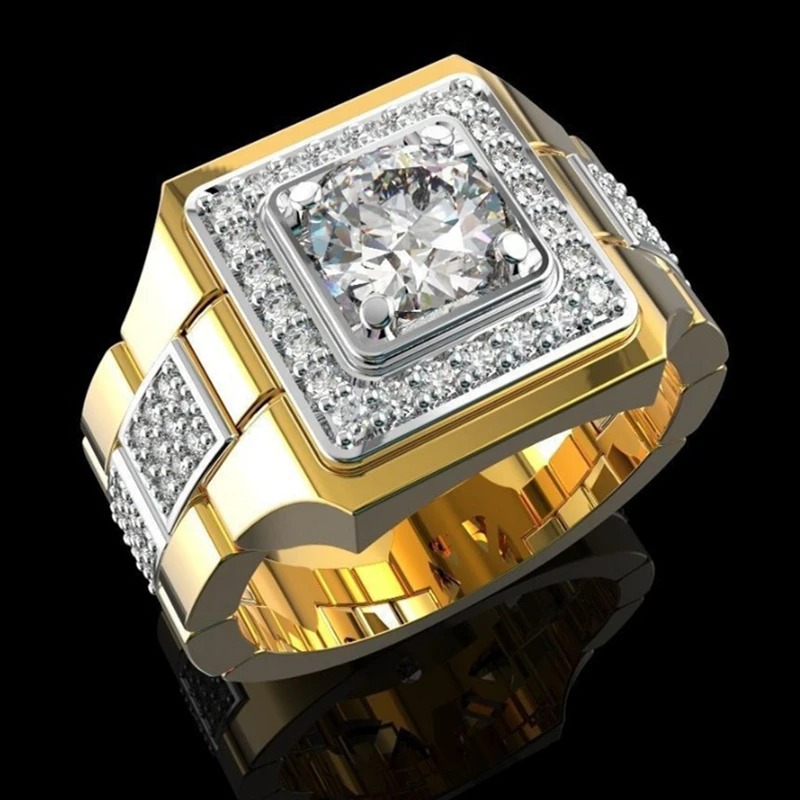 Luxury Watch Iceberg - 고급스러운 남자의 전체 흰색 탄생석 크리스탈