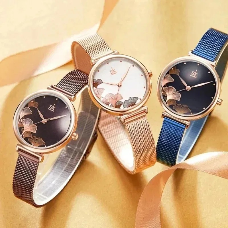 Luxury Watch Gift For Her - 고급스러운 유니섹스 쿼츠 시계와 힙합 스타일의
