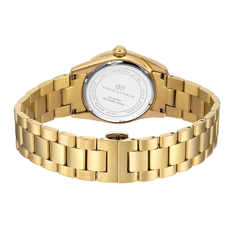 다니엘 고먼 도파민 시리즈 여성용 쿼츠 시계 - 골드  - Luxury Watch Gift For Her 리뷰 및 가격
