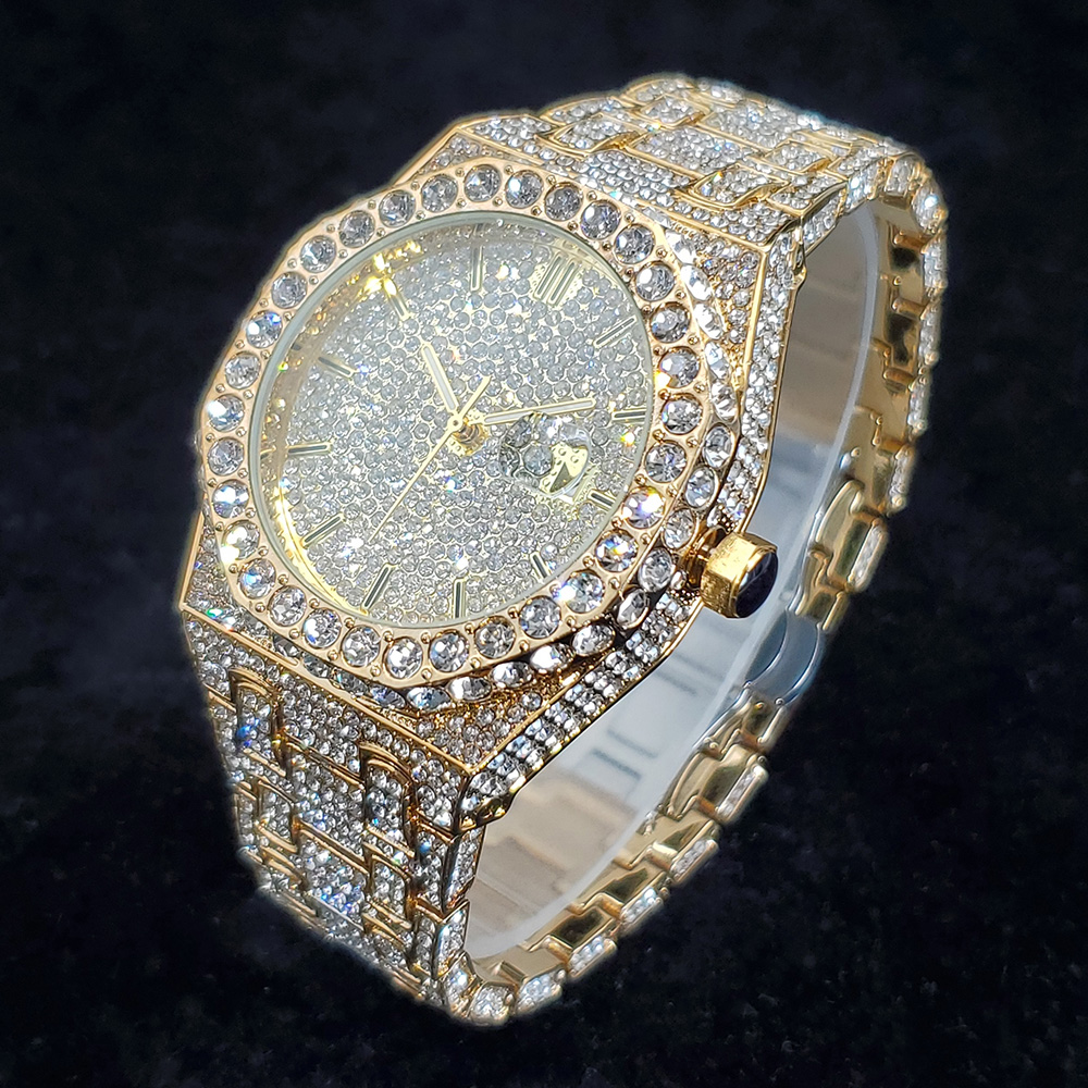 남성용 명품 다이아몬드 골드 시계 유명 브랜드 패션 아 - Luxury Watch Iceberg 리뷰 및 가격