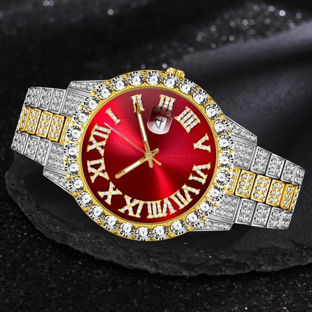 남성용 아이스아웃 시계, 럭셔리 브랜드, 풀 다이아몬드 - Luxury Watch Iceberg 리뷰 및 가격