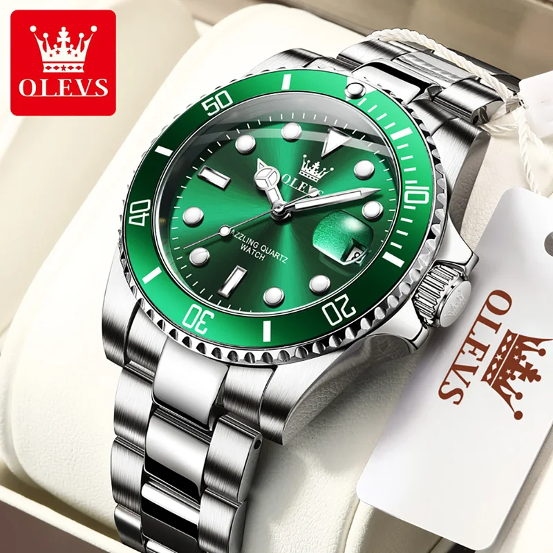OLEVS 남성용 오리지널 쿼츠 시계 Stainles  - Luxury Watch Magazine 리뷰 및 가격