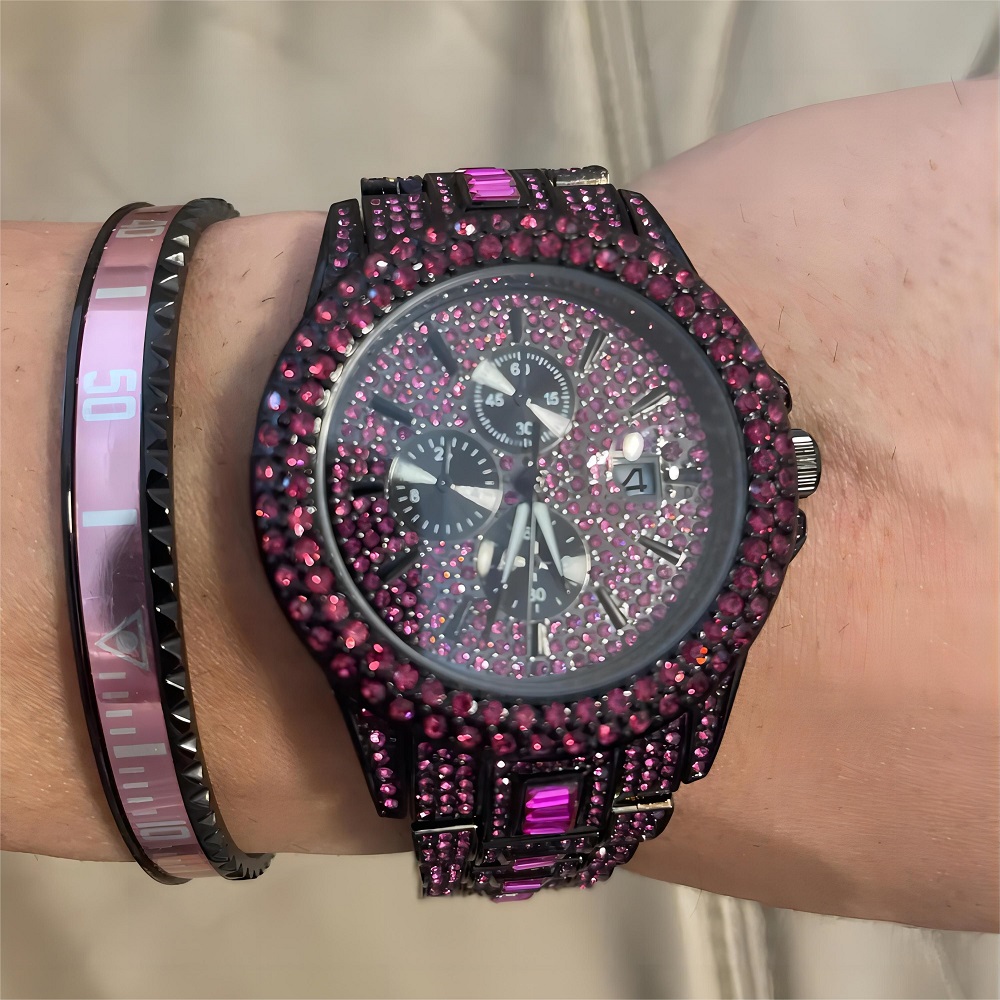 남자를위한 뜨거운 판매 레드 아이스 시계 패션 브랜드  - Luxury Watch Iceberg 리뷰 및 가격