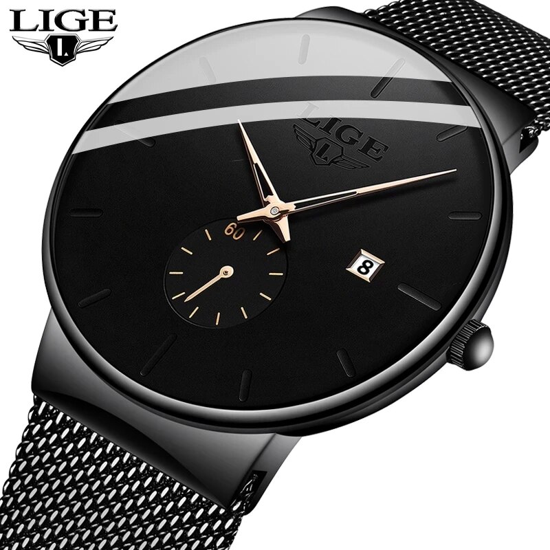 LIGE 패션 남성 시계, 탑 브랜드 럭셔리 쿼츠 시계 - Luxury Watch Top 10 리뷰 및 가격