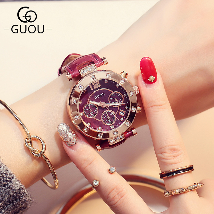 2018 GUOU 최고 브랜드 패션 럭셔리 여성 시계, - Luxury Watch Top 10 리뷰 및 가격