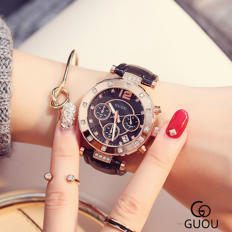 2018 GUOU 최고 브랜드 패션 럭셔리 여성 시계, - Luxury Watch Top 10 리뷰 및 가격
